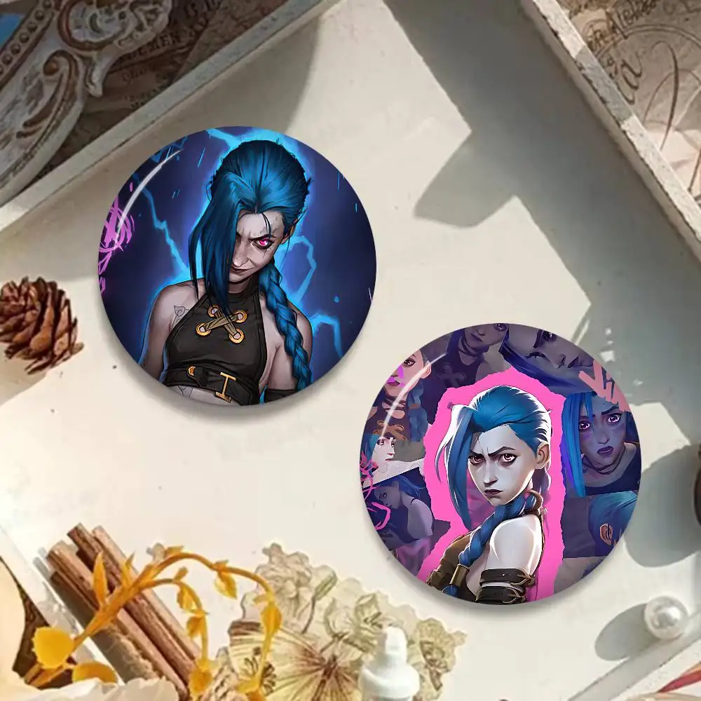 Anime A-Arcane Creative Tinplate Soft Button Pins Animal Icon Brooch Lapel Backpack Badge Accessories Pin