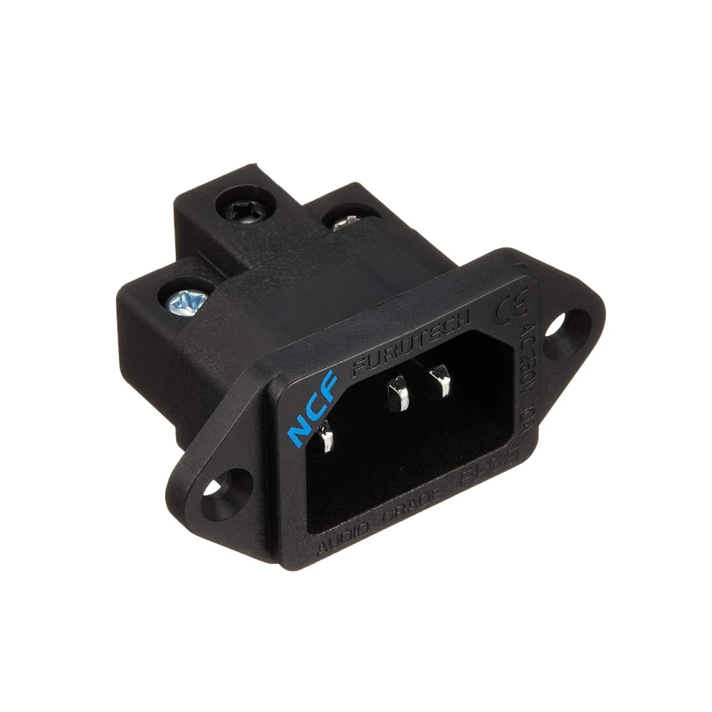 

FURUTECH FI-06 NCF (R) Nano Crystal Formula Copper Rhodium Plated Ultimate IEC Inlet Brand Original made in Japan