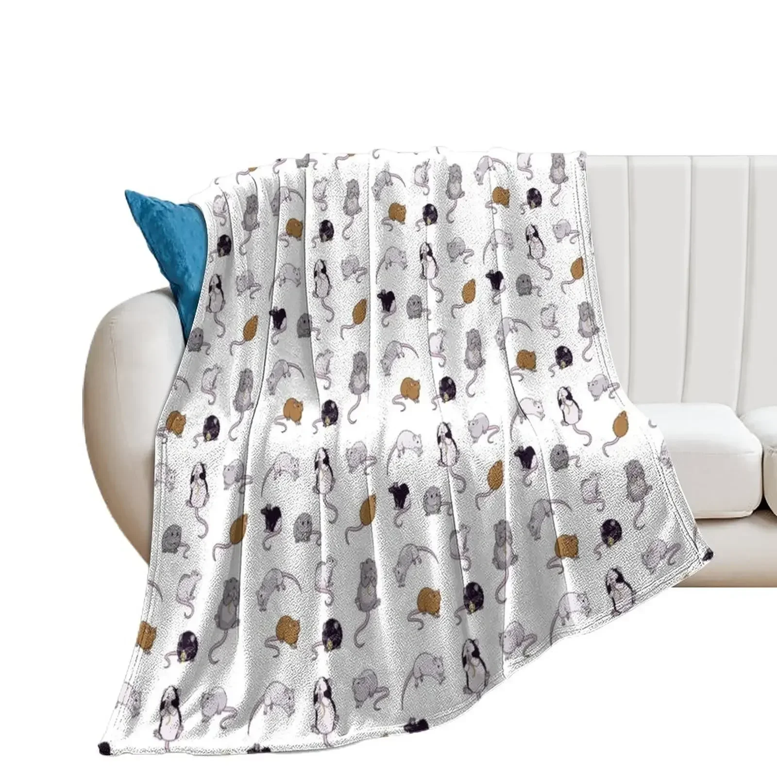 

Rats, Rats, Rats Throw Blanket For Sofa Thin Nap Blankets