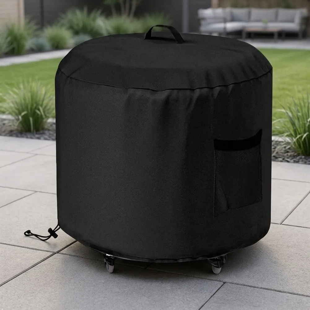 Outdoor Rated Ice Bath Cover with Tear Resistant 600D Oxford Fabric and Elastic Hem for Reliable Protection in Harsh Conditions