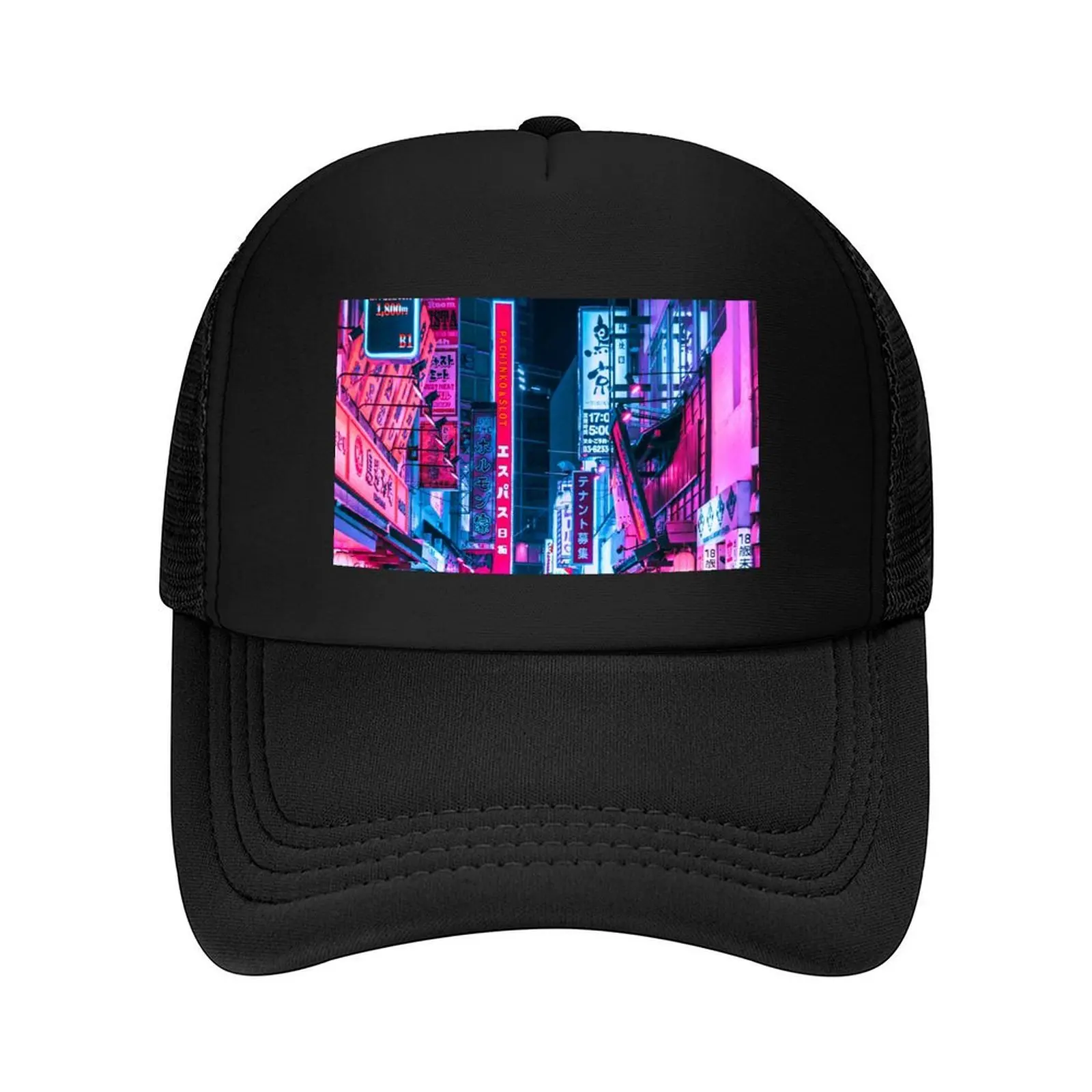 

Rushing Into Tokyo's Neon Baseball Cap dad hat Luxury Brand Christmas Hat Luxury Cap Women's Hats For The Sun Men's