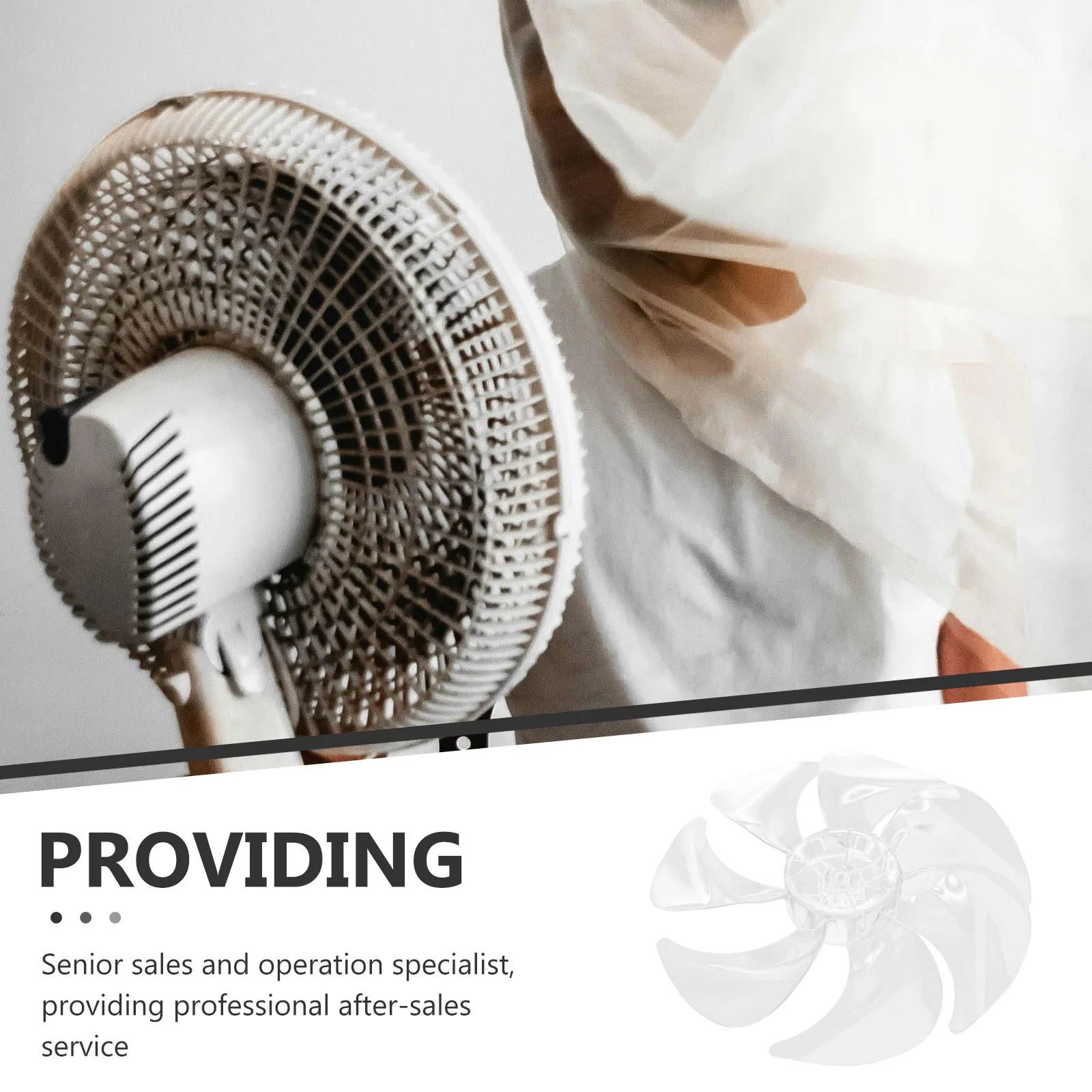 

Electric Fan Blade Repair Parts Replacement 7 Blades 12 Inch 300mm Quiet Plastic Table Standing Fan Accessories