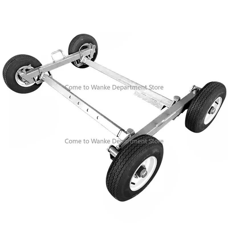 

Aluminum Heavy Wheel Tow Dolly 3.5Ton Mover Universal Moving Tool Automotive Repair Towing Trailer Car Jack Lift 3Ton Trolley