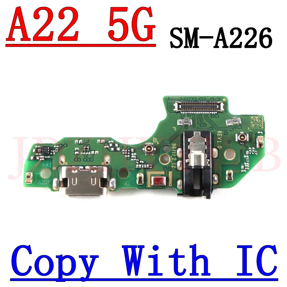 USB Charge Port Jack Dock Connector Charging Board For Samsung Galaxy A22 5G SM-A226B A226B/DS Motherboard Main Flex Cable