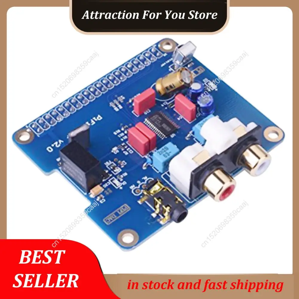 Vendita calda PCM5122 Per Raspberry Pi B + 2/3B HIFI DAC + Scheda audio Modulo audio digitale Interfaccia I2S Speciale Volumio Musica PIR