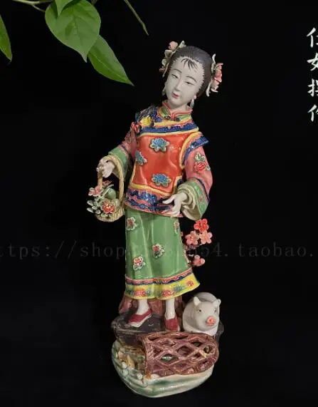 Boneka Shiwan classic beauty master wanita baik dari tokoh tembikar kuno dihiasi besar untuk mengirim pacar hadiah