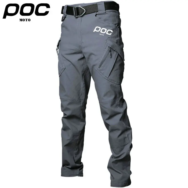 Moto Poc Motocross Long Culottes Mtb Pants Men Enduro Cycling Downhill Trousers Windproof Bicycle Bottoms Mountain Bike Clothing