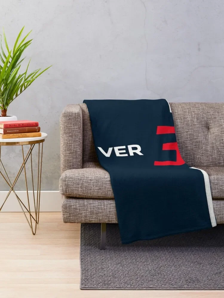 F1 2021 - #33 Verstappen Throw Blanket Plaid on the sofa blankets and throws christmas decoration Blankets