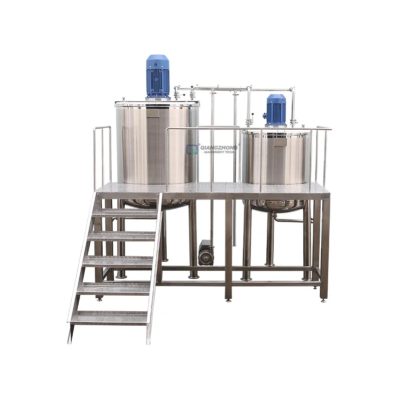 المحرض مزج خلاط المعدات الشامبو السائل الصابون خلط Tank00L-1000L ماكينة تصنيع مستحضرات التجميل كريم غسول الجسم #6