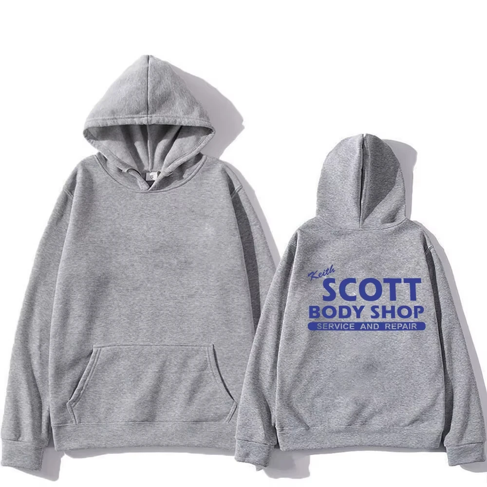 Keith Scott Body Shop Hoodie One Tree Hill Funny Women_men Harajuku Aesthetic Hoodies Autumn  Pullover Sweatshirt Vintage Retro