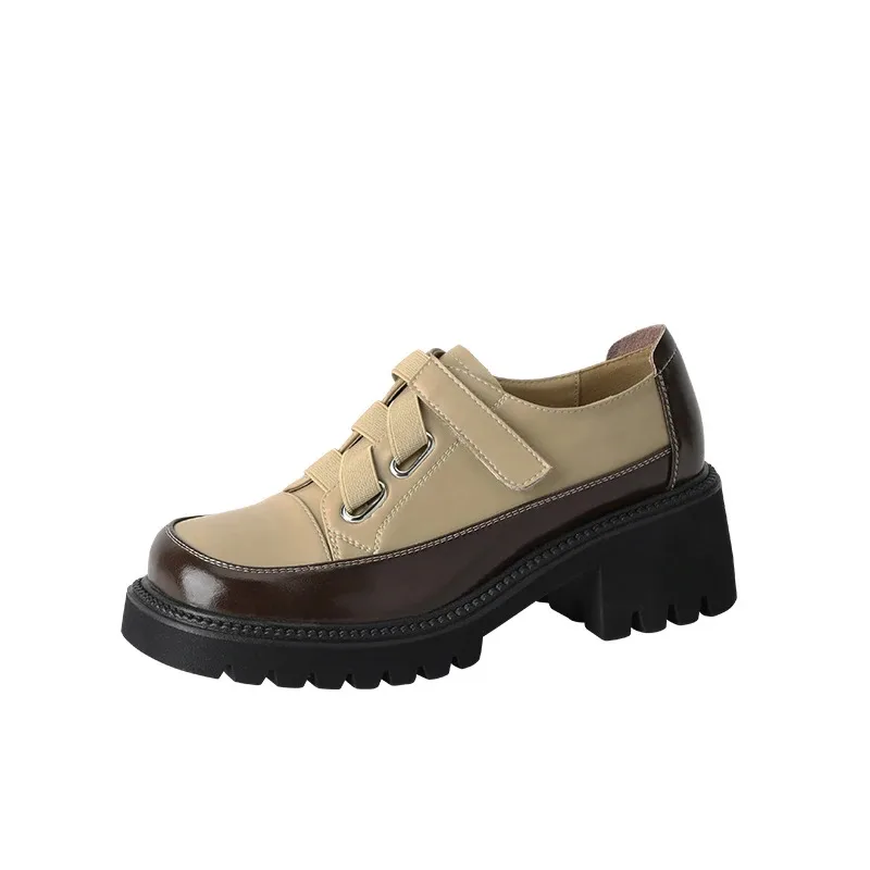 

qq 123 модные туфли на платформе и толстом каблуке, женские туфли-лоферы на платформе, весна 2023, новая униформа в британском стиле в стиле ретро JK, туфли в стиле Лолита Square