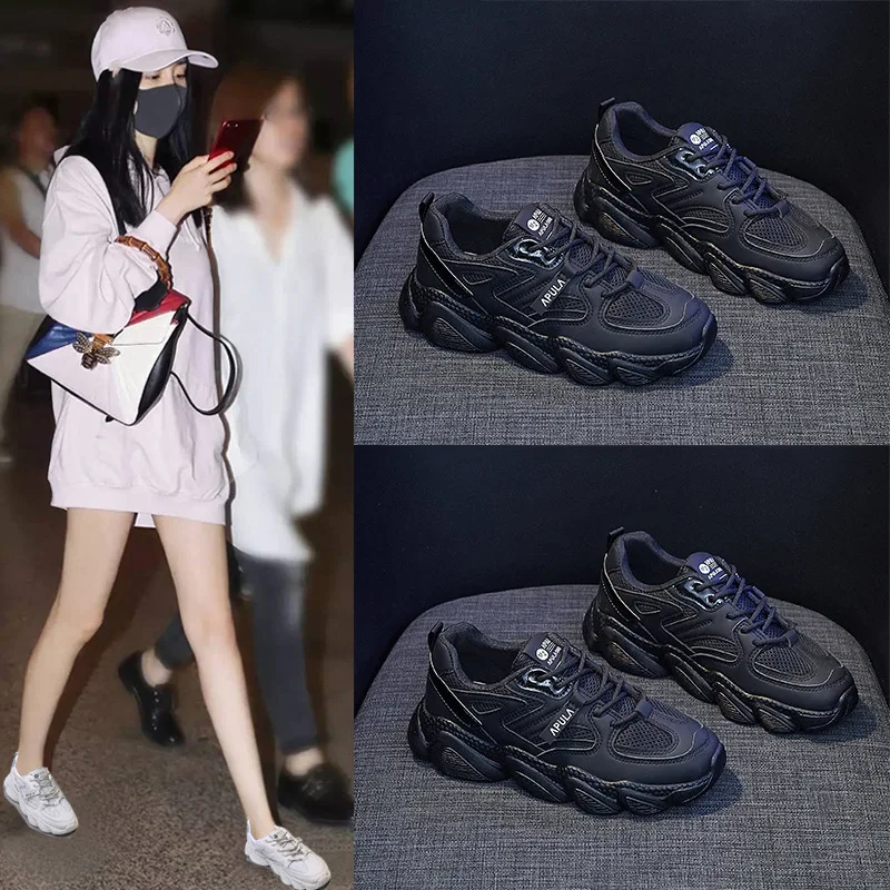 Spring & Summer Women And Girls  Shoes Fashion Breathable Female Sneakers Sports Casual Size 35-40