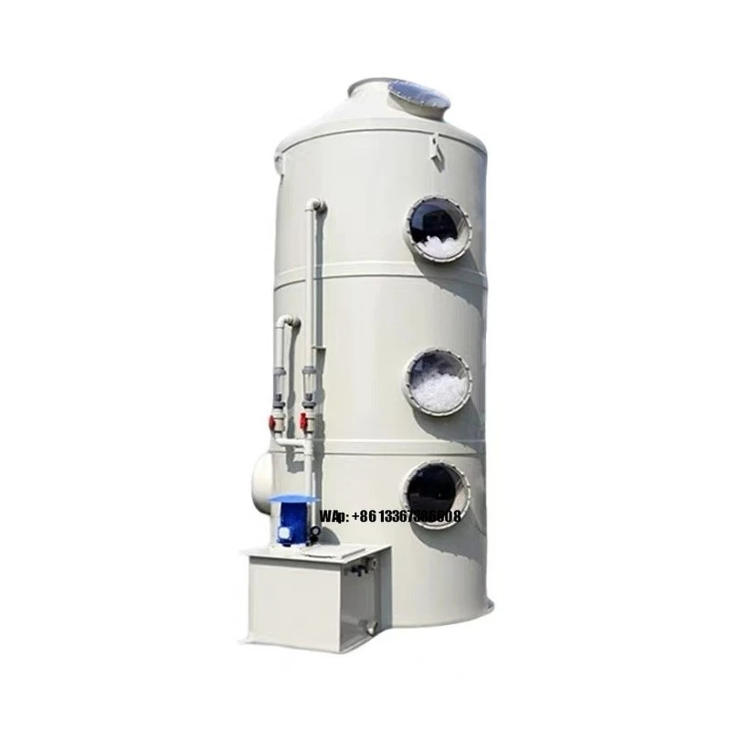 

Scrubber Spray Tower Lab Ventilation Purify Equipment System Pump Core Waste Gas Reaction Dosing Gas Disposal