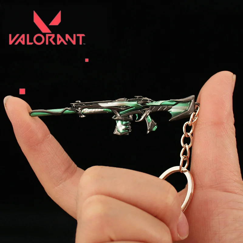 

Valorant Firearms Model Keychain Metal Keyring Model Toys Backpack Accessories Gaming Peripherals Creative Gift For Boy Girl