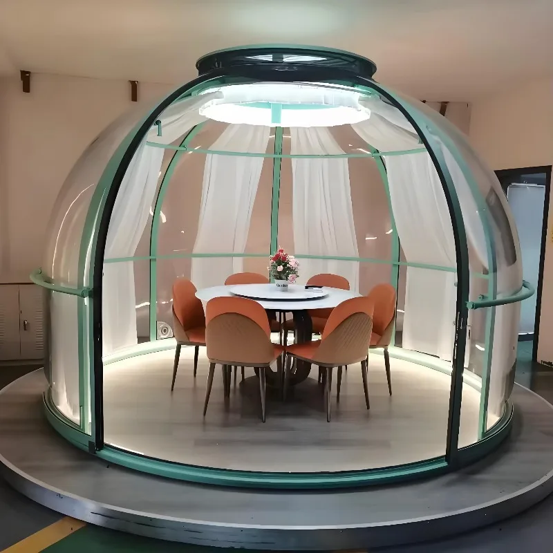 Portable Transparent Inflatable Bubble Tent Dome House for Glamping Outdoor Camping Resort Backyard Use All Weather