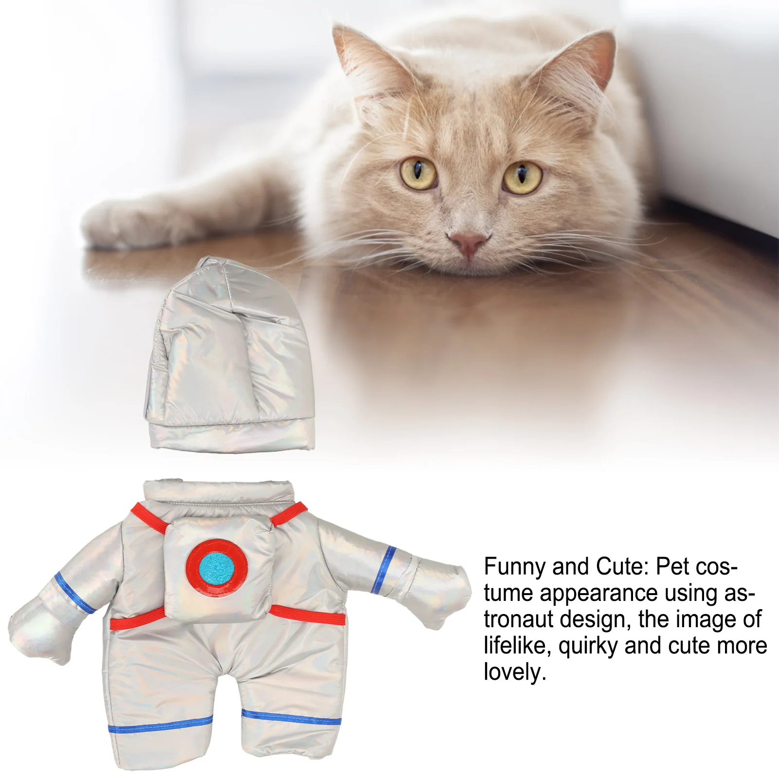 Funny Pet Dog Halloween Costumes Astronaut Suit Cosplay Clothing For Small Medium Dogs Cats Chihuahua Puppy Clothes