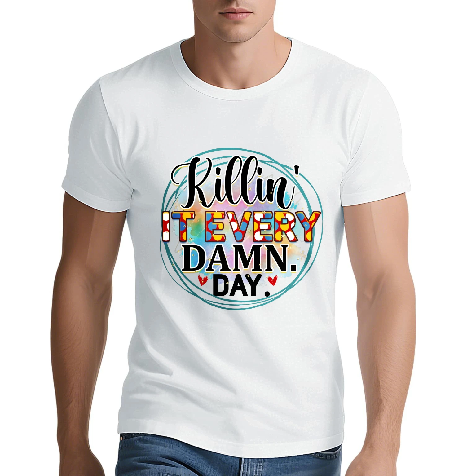 Men's t-shirts 2025 New Men's clothing plain t-shirt Summer Graphic Basic Solid color Y2k tops Printed sports Men's clothing