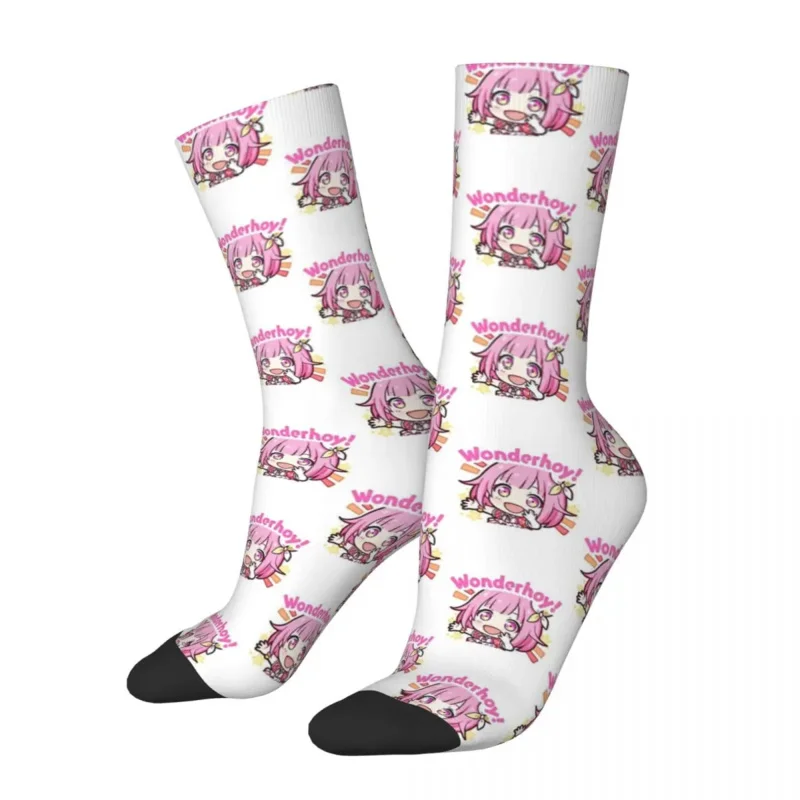 

Y2K project Sekai EMU Otori wonderhoy print men women socks windproof novelty spring summer autumn winter stockings gift