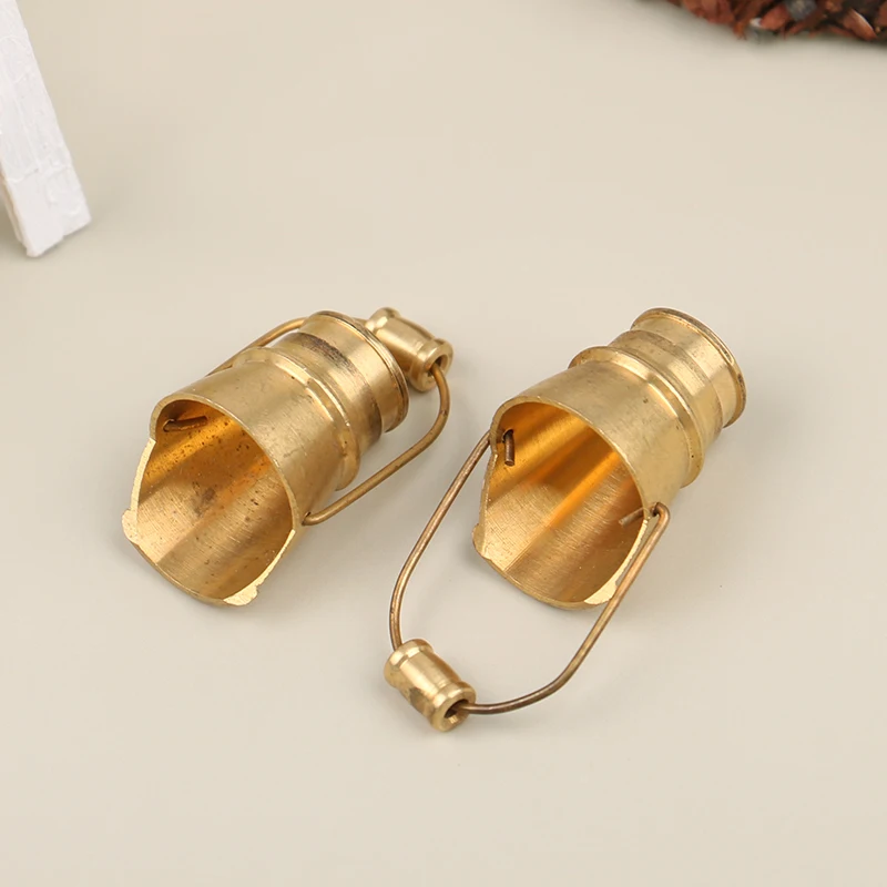 1:12 Dollhouse Miniatuur Simulatie Messing Emmer Model Diy Home Decoratie Accessoires