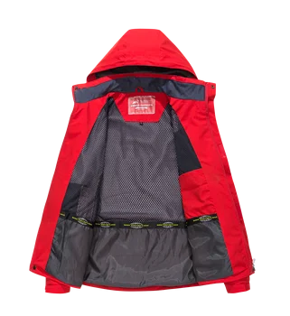 Men's Waterproof Hiking Jacket Large Size Windproof Windbreaker Camping Hunting Running Trekking Fishing Coat Men Outdoor 3