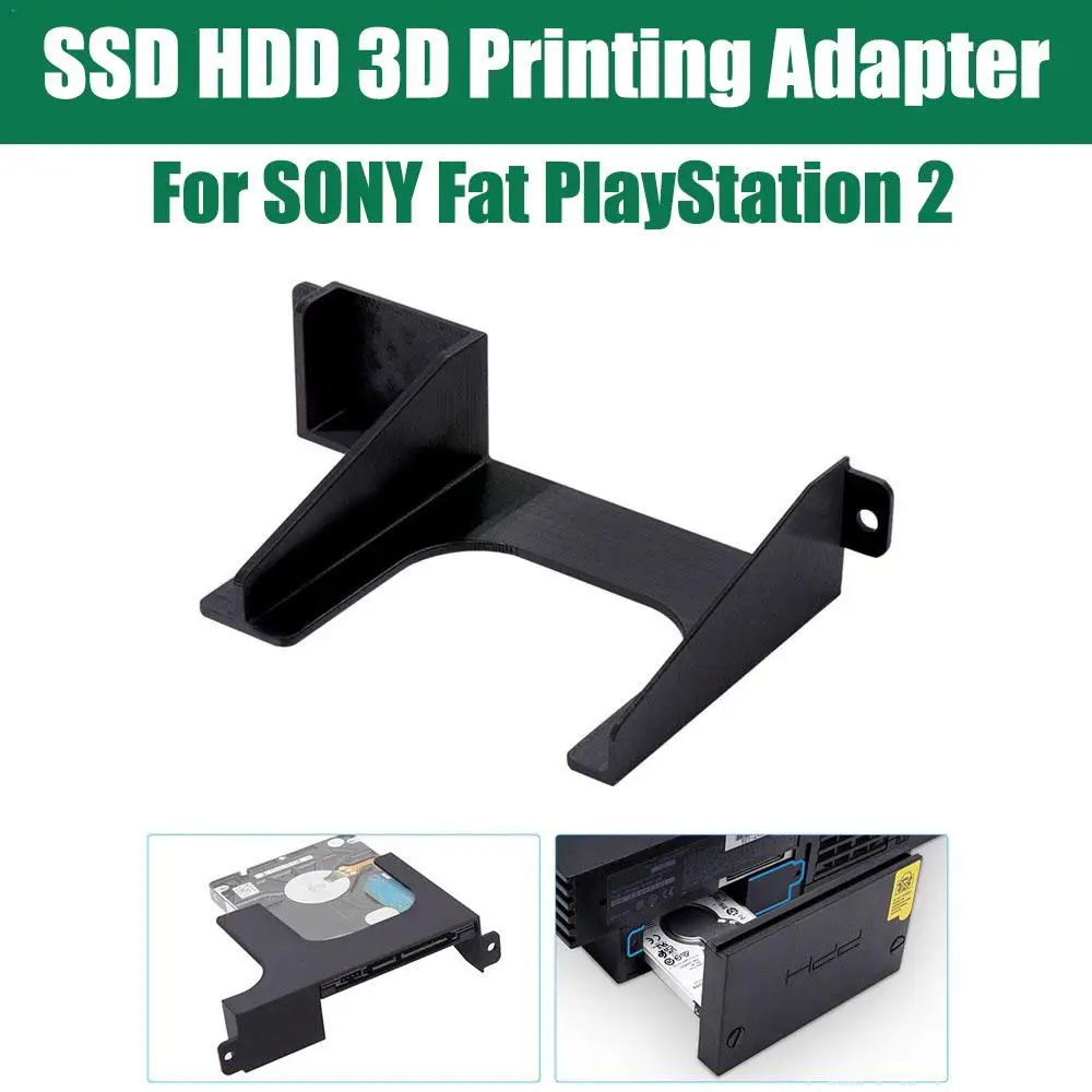 SSD HDD 3D Printing Stand Adapter For SONY Fat PlayStation 2 SCPH 30000 50000 SATA IDE Hard Disk Drive Solid-state Drive Holder