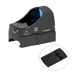Tactical Docter Optic Compact Pistol, Red Dot Sight, 3 MOA Scope, Auto Brightness, Picatinny Rail Mount and GLOCK Mount