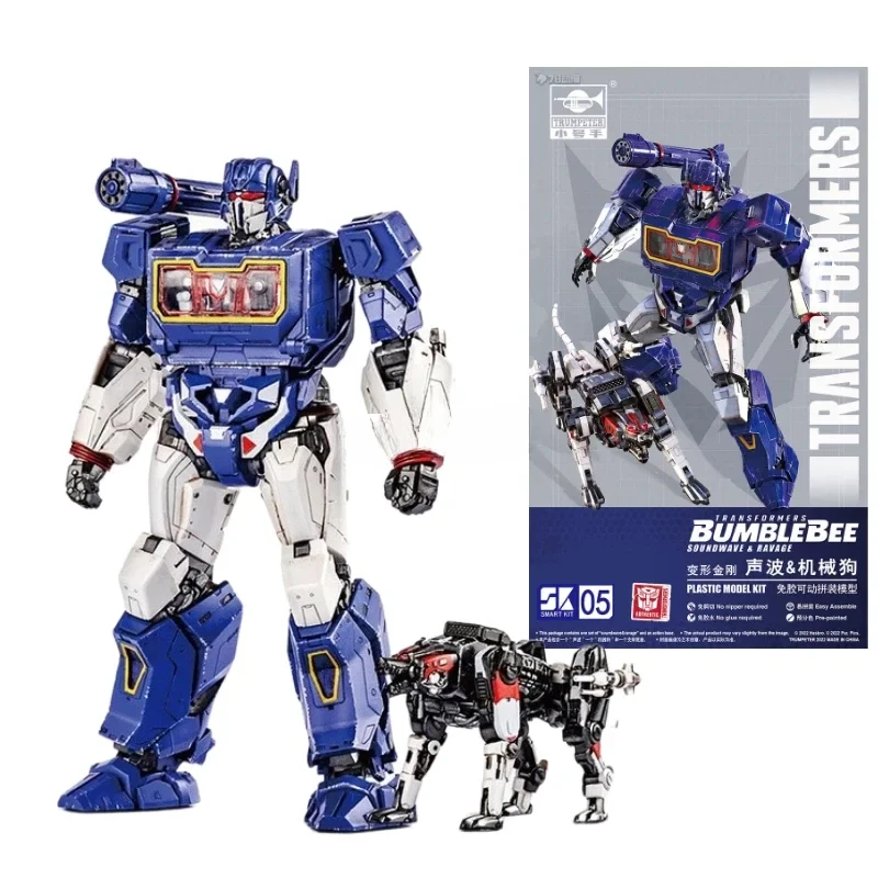

In Stock Bumblebee Movie Soundwave&Ravage Plastic Model Kit Assemble Figurine Series Action Collection Toy Gift