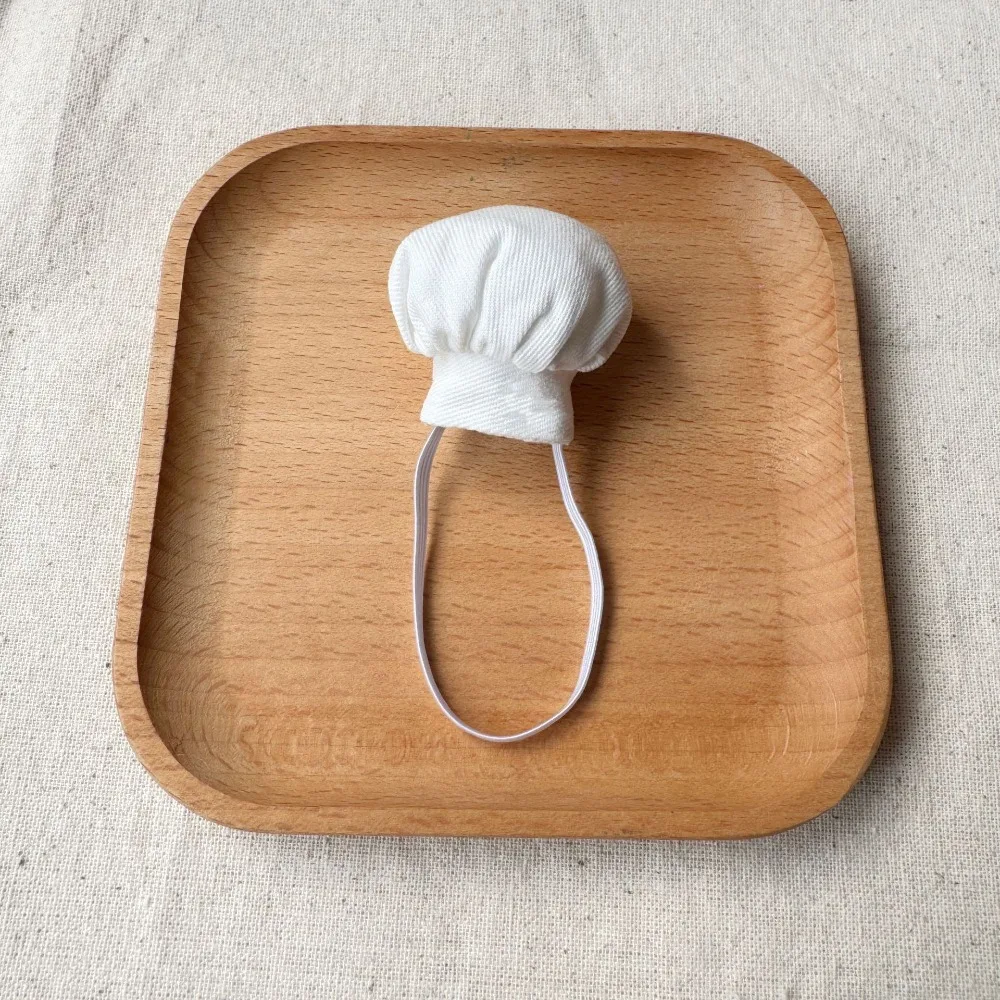 

New 10~15cm Doll Chef Hat Mini DIY Doll Hats Miniature Doll Clothing Macaron Doll Clothing Doll Decoration