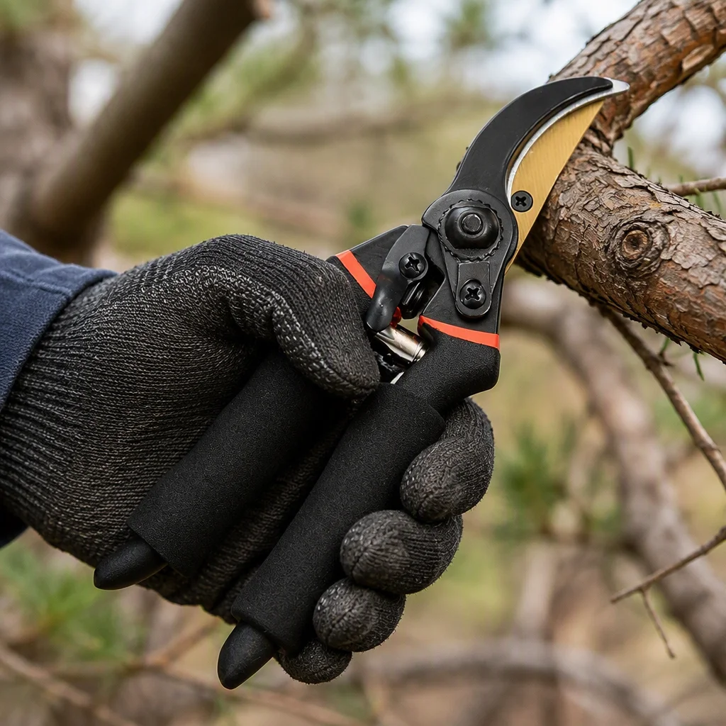 High Quality Bypass Pruning Shears for Flowers Garden & Tree DIY Grade Scissors with Steel & Plastic Handle for Fruit & Plant