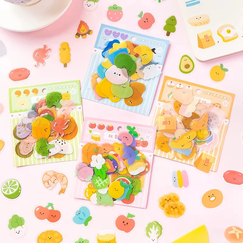 60Pcs Cut Sticker P…