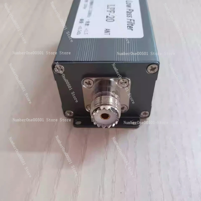 20MHz Short Wave Low Pass Filter LPF M Female Socket Interface Optimized for Short Wave Communication