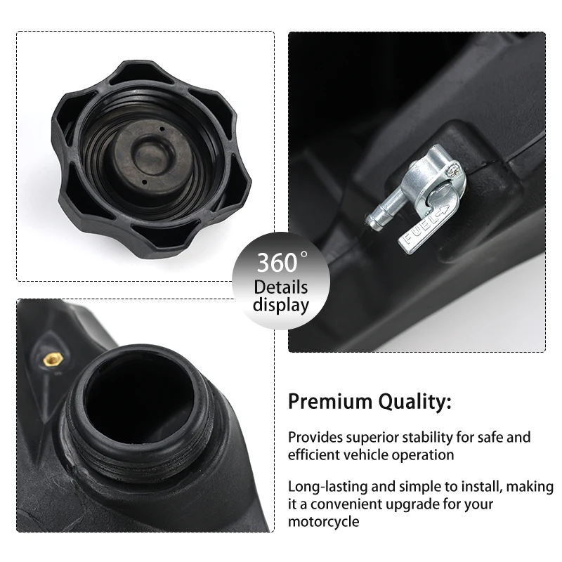 LINGQI سباق الدراجات النارية KT85 البلاستيك الديزل الغاز النفط خزان البنزين خزانات تخزين الوقود ل KT 85 الترابية دراجة الطرق غير الممهدة على الطرق الوعرة إندورو