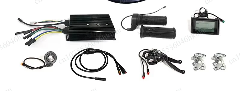 3000W Waterproof Electric Bike Conversion Kit LCD Display 20-29 Inch Wheel Compatible