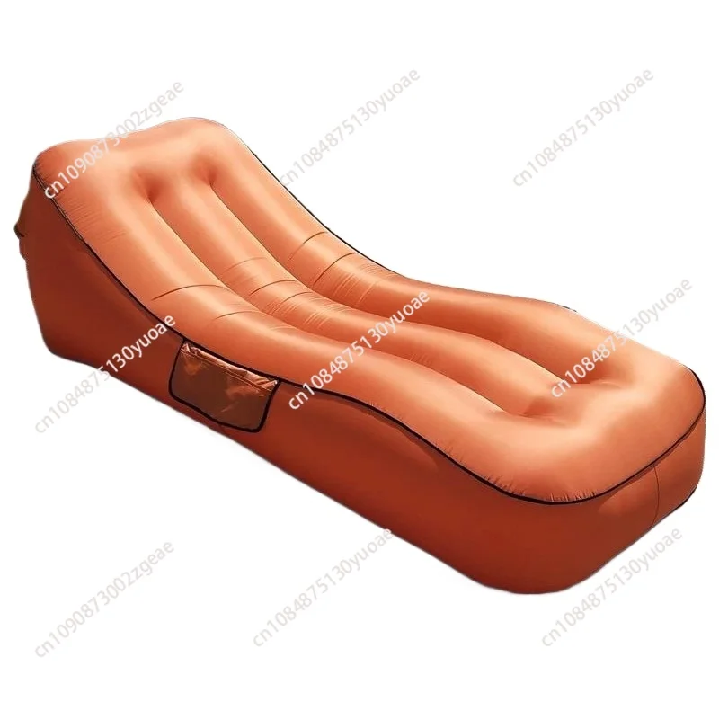 Inflatable Sofa Portable Air Bed Outdoor Airbed Noon Break Bed Camping Casual Beach Recliner Floatation Bed