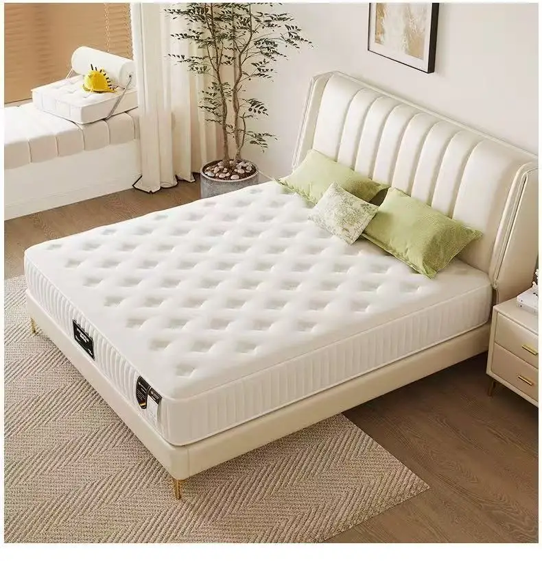 #Delanto Modern Comfortable Compress Pocket Spring Mattress Mattress Queen Size & King Size Compressed In A Box