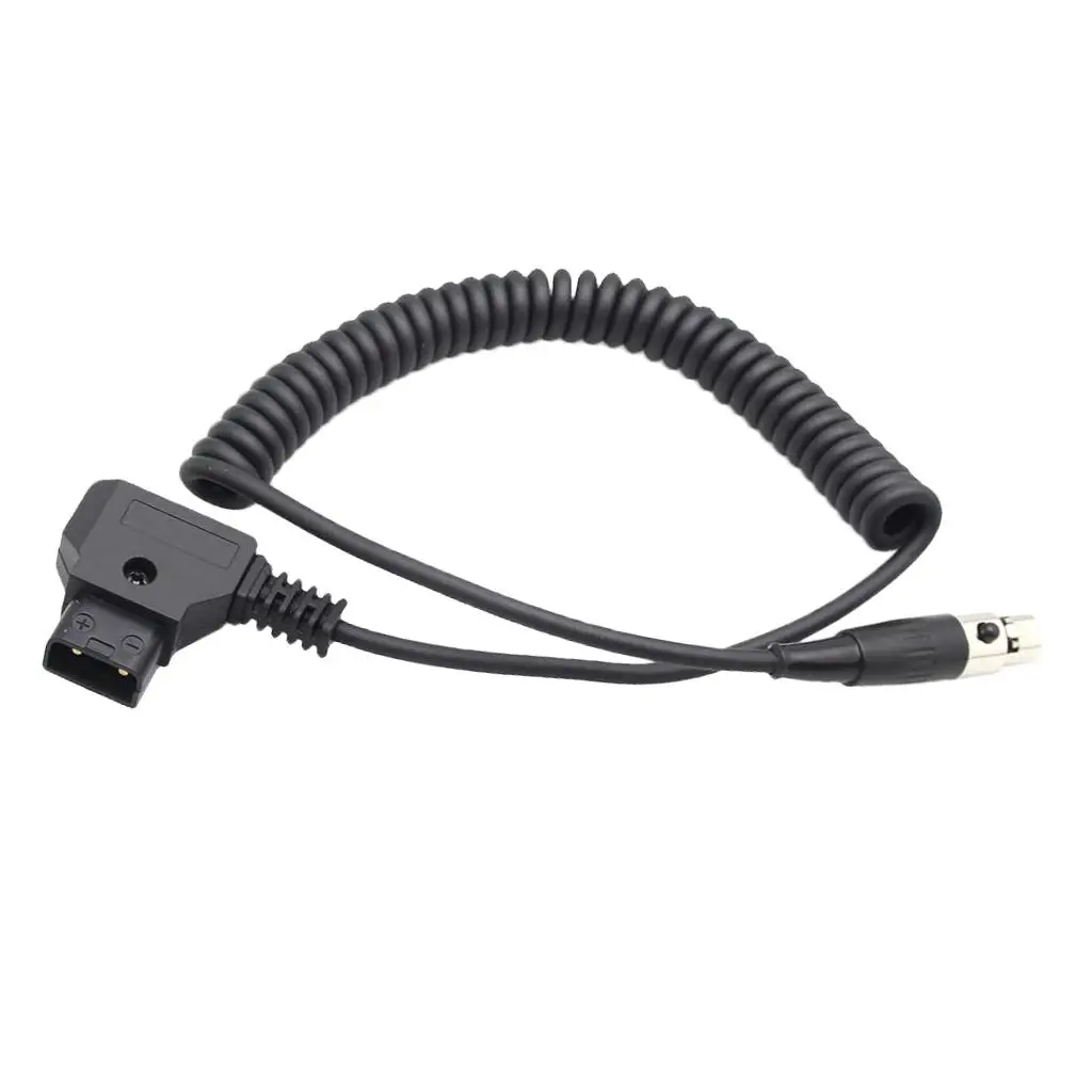 ABS Dtap to 4pin XLR Cord Mini XLR Power Cable Adapter for Camera Monitor Studio Application