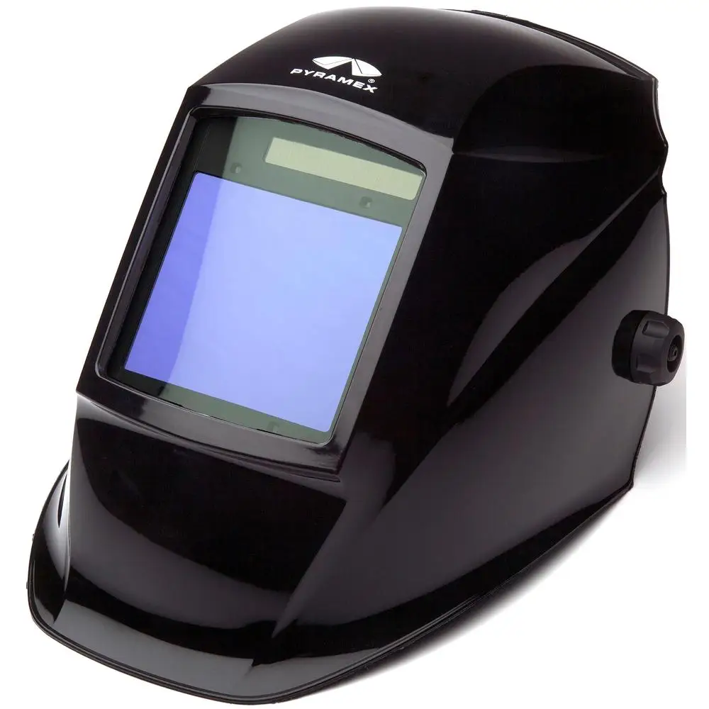 High-Impact Resistance Safety Welding Helmet with Solar Power and Four Arc Sensors Magnification Lens Holder 1/30000 sec