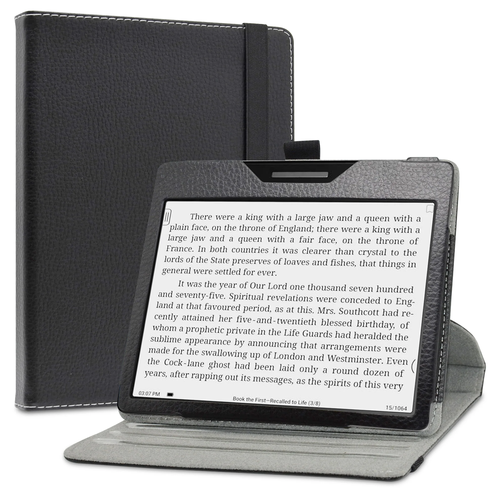 

360 Degree Rotary Rotating PU Leather Cover For BOOX Page/Onyx Boox Leaf2/Onyx Boox Leaf3/Onyx Boox Page 7" Tablet E-paper