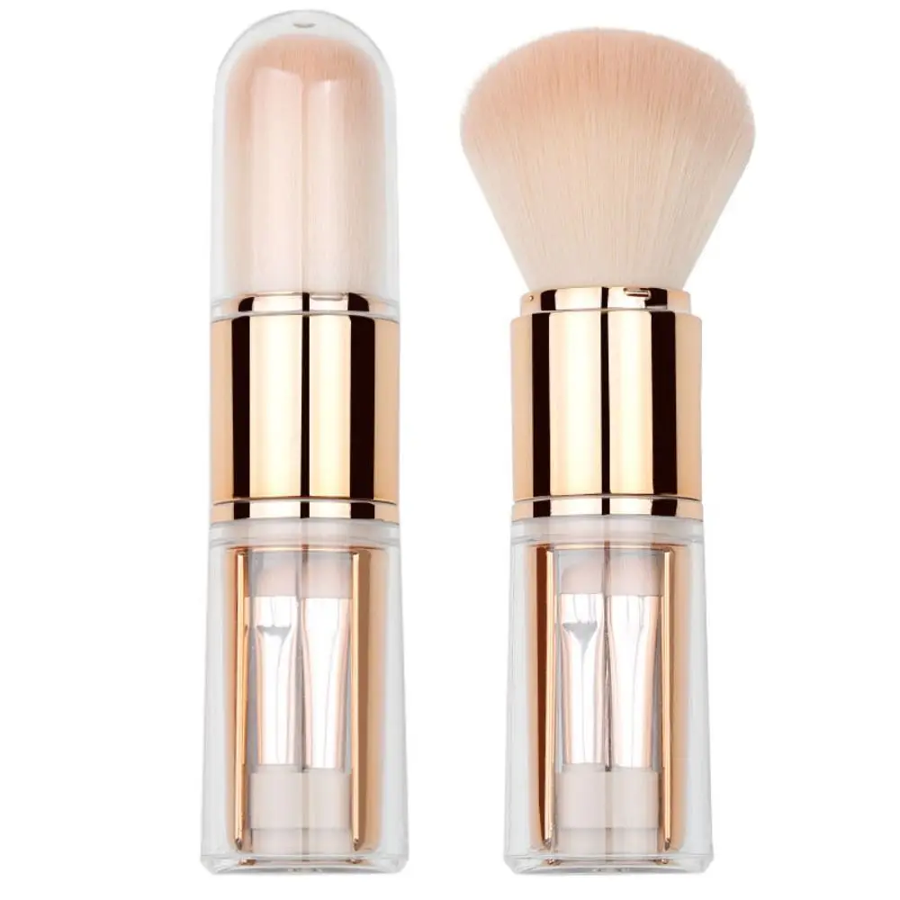 Eye Shadow Brush Makeup Brush Set Convenient Soft 5 in 1 Makeup Brush Set Stretchable Dustproof Powder Brush Business Trip
