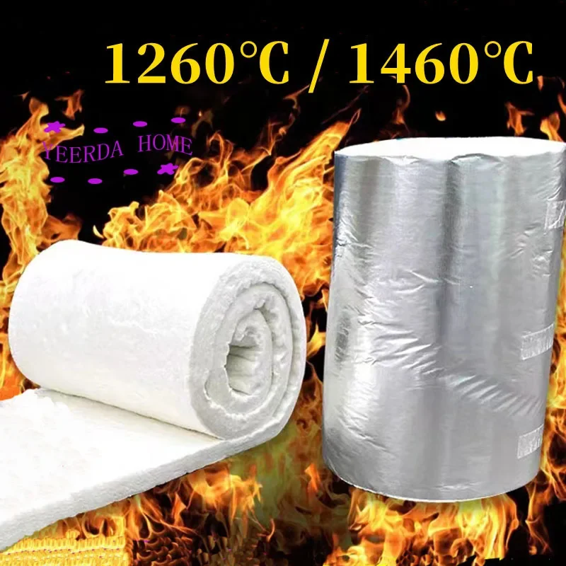 

4 Models Aluminum Silicate Needle Blanket Ceramic Fiber 1260 1460℃ High Temperature Boiler Insulation Cotton Blanket