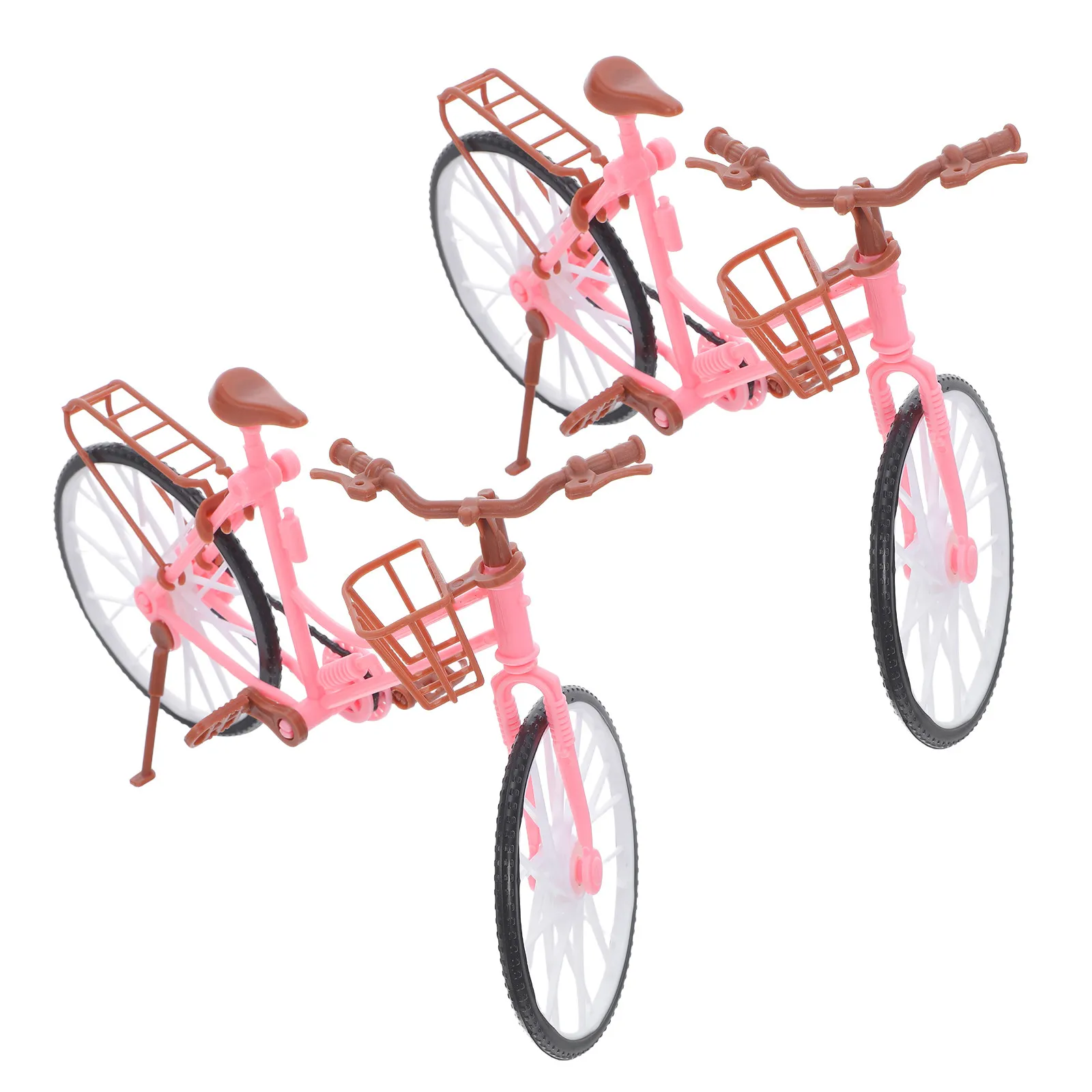 

2Pcs Bicycle Decoration Creative Plastic Bike Ornament for Room Desk Wine Cabinet Home Aesthetic Adornment Creative Ornament