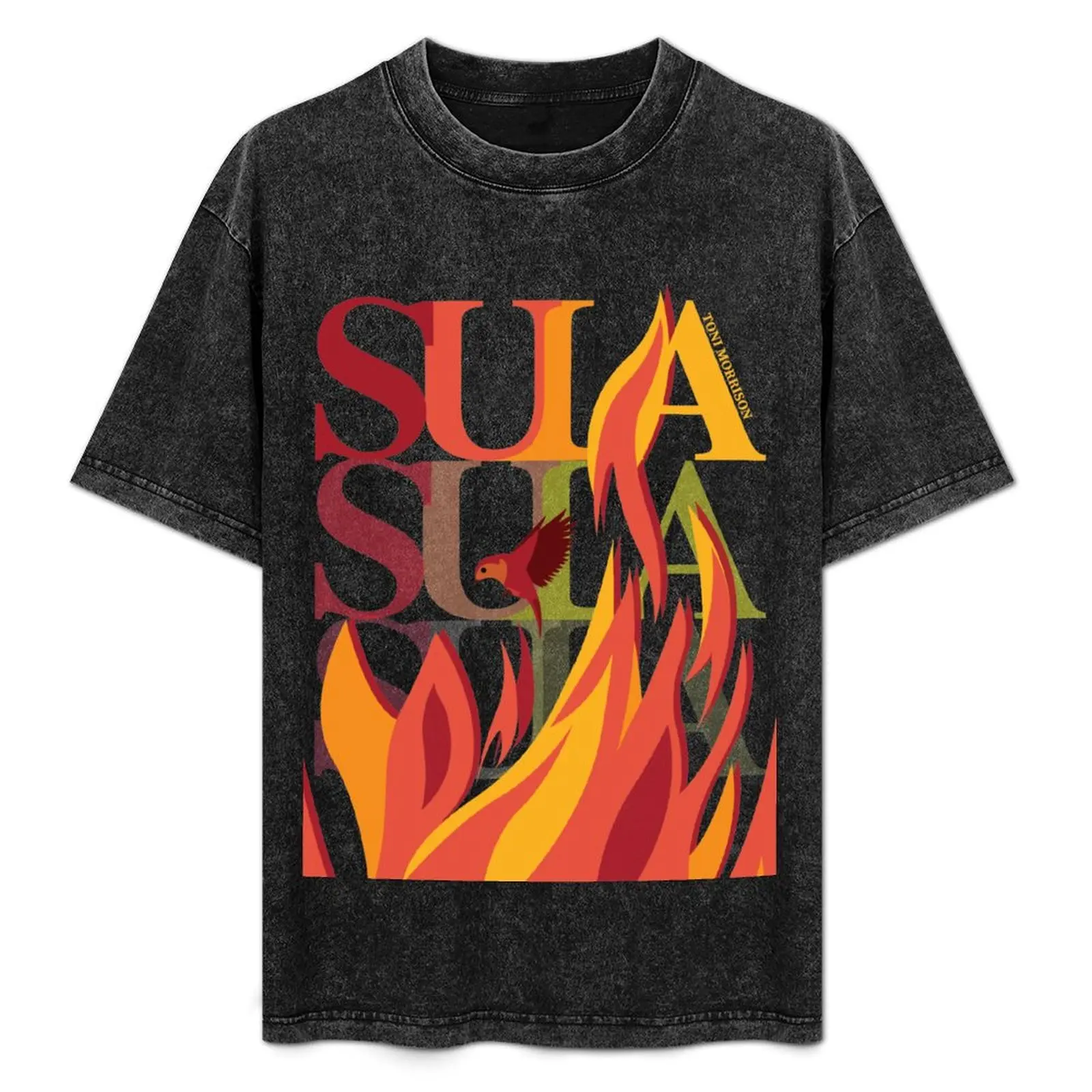 Camiseta informal de talla grande con diseño minimalista de Toni Morrison Sula