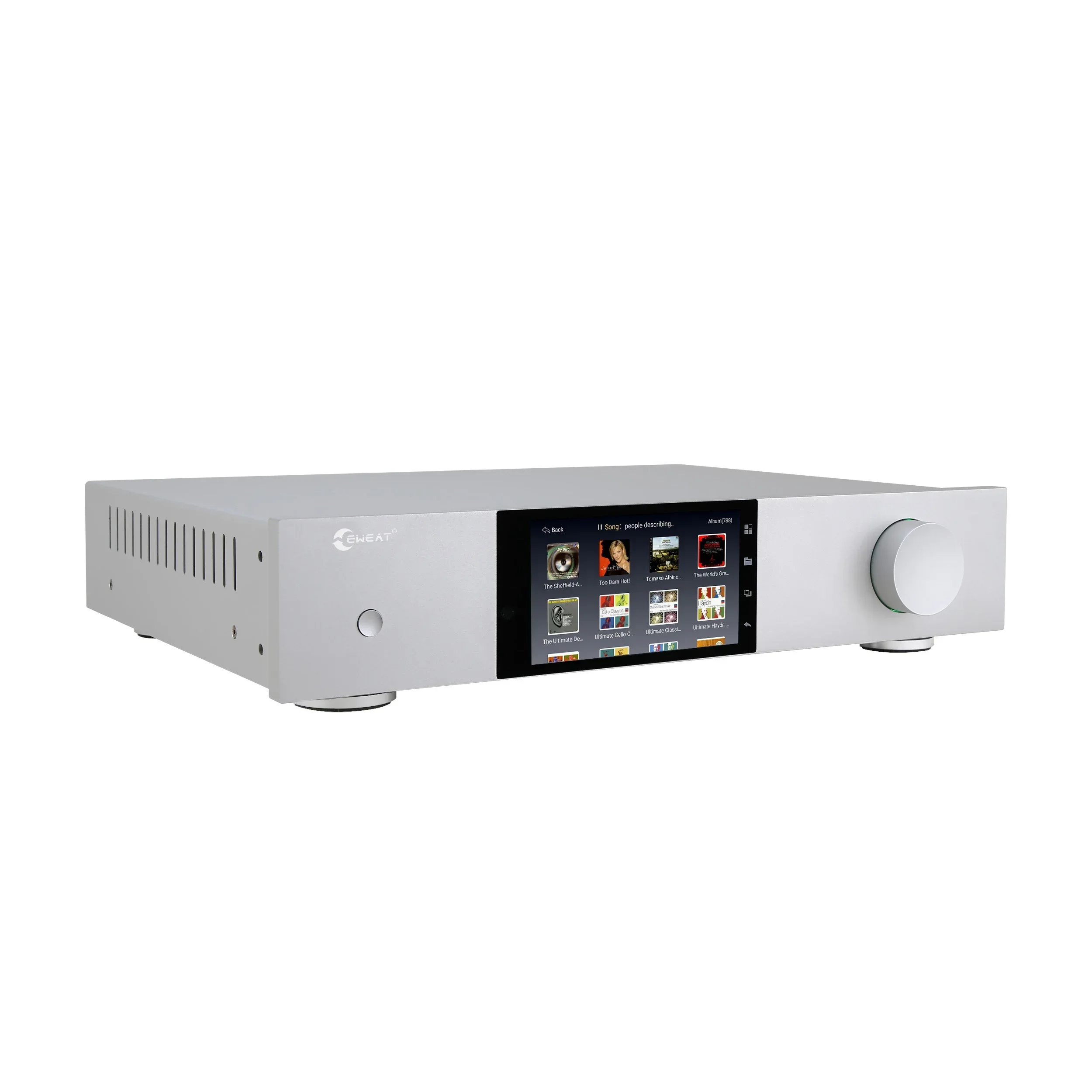 Power Surround Sound System Professional Amplifier Audio Speakers Wireless Touch Screen Interface Digital Audio Player