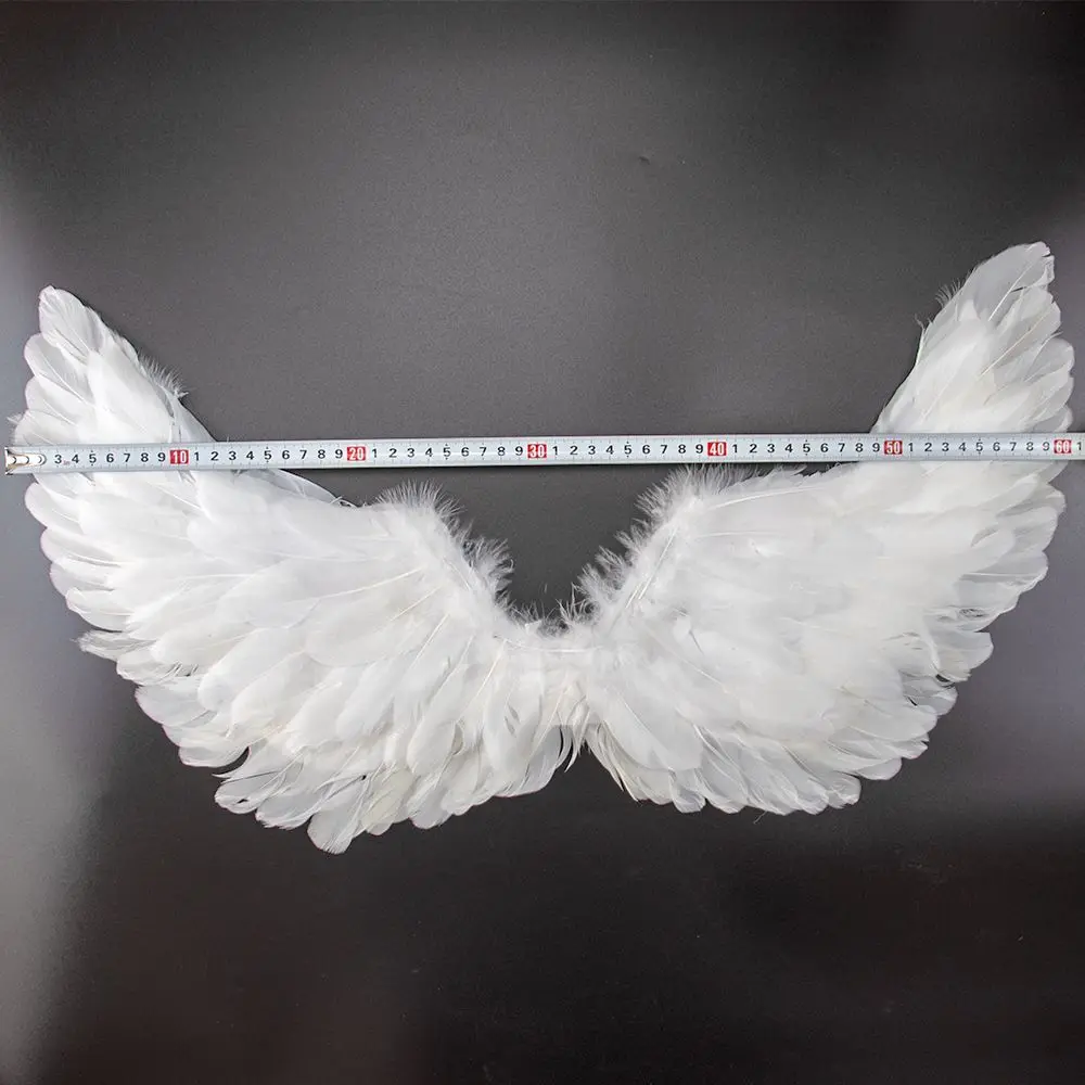 

White Angel Feather Wings Carnival Party Decoration Prop Scene Decoration Children Adult Fashion ShowPerformance Christmas Tree