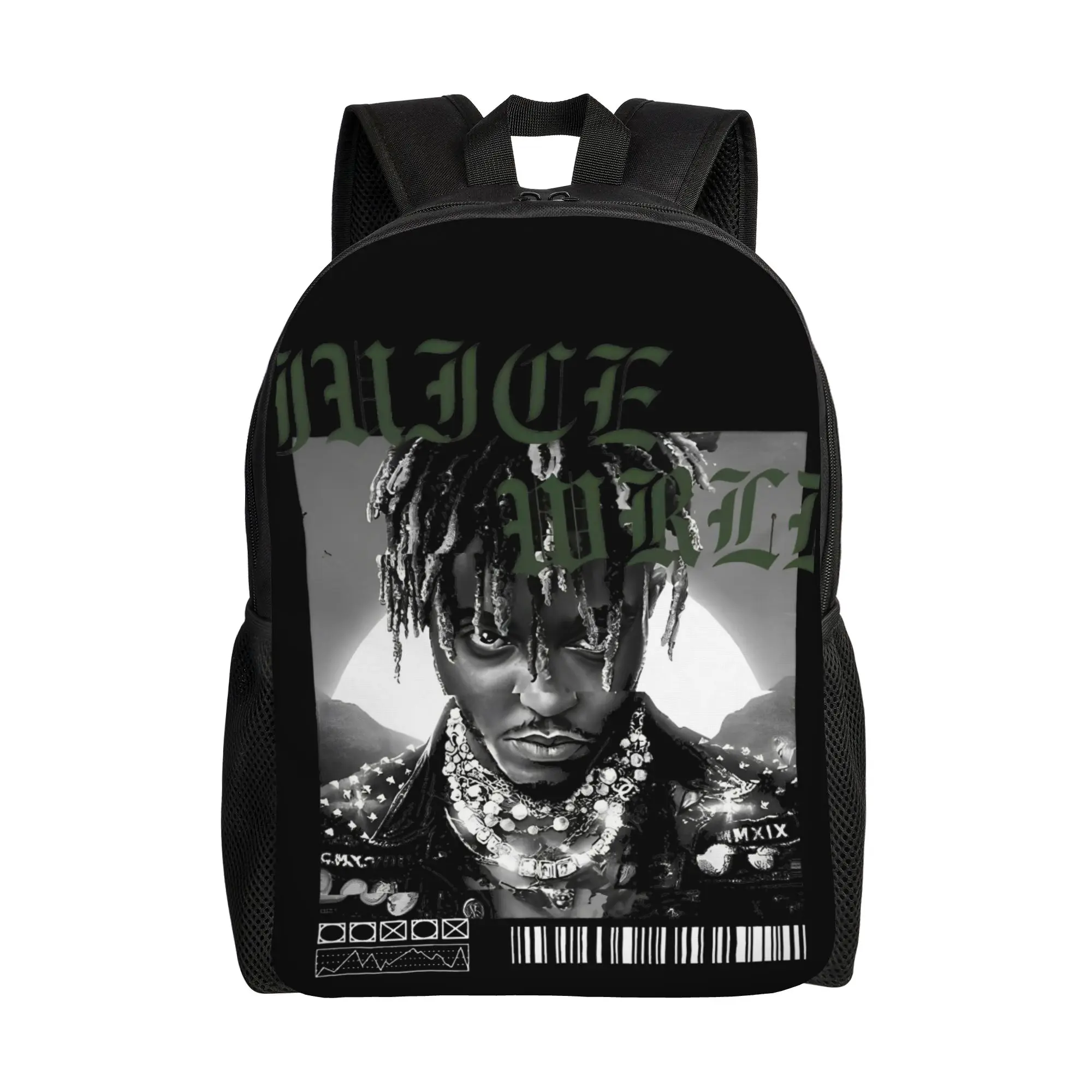 

Рюкзак Juice Music Wrld: повседневный, для активного отдыха, студенческий, деловой, городской, для мужчин и женщин, холщовые сумки для колледжа