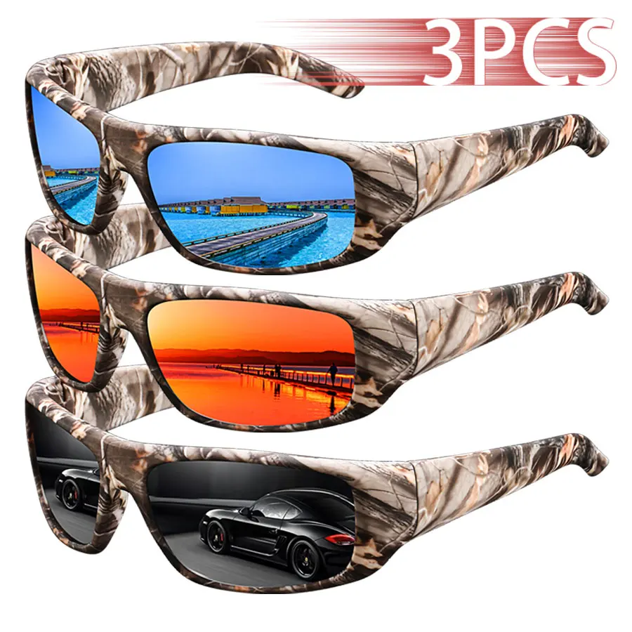 3 шт. модные защитные очки UV400 для мужчин и женщин, солнцезащитные очки для бега, альпинизма, велосипедные очки MTB, спортивные очки на открытом воздухе