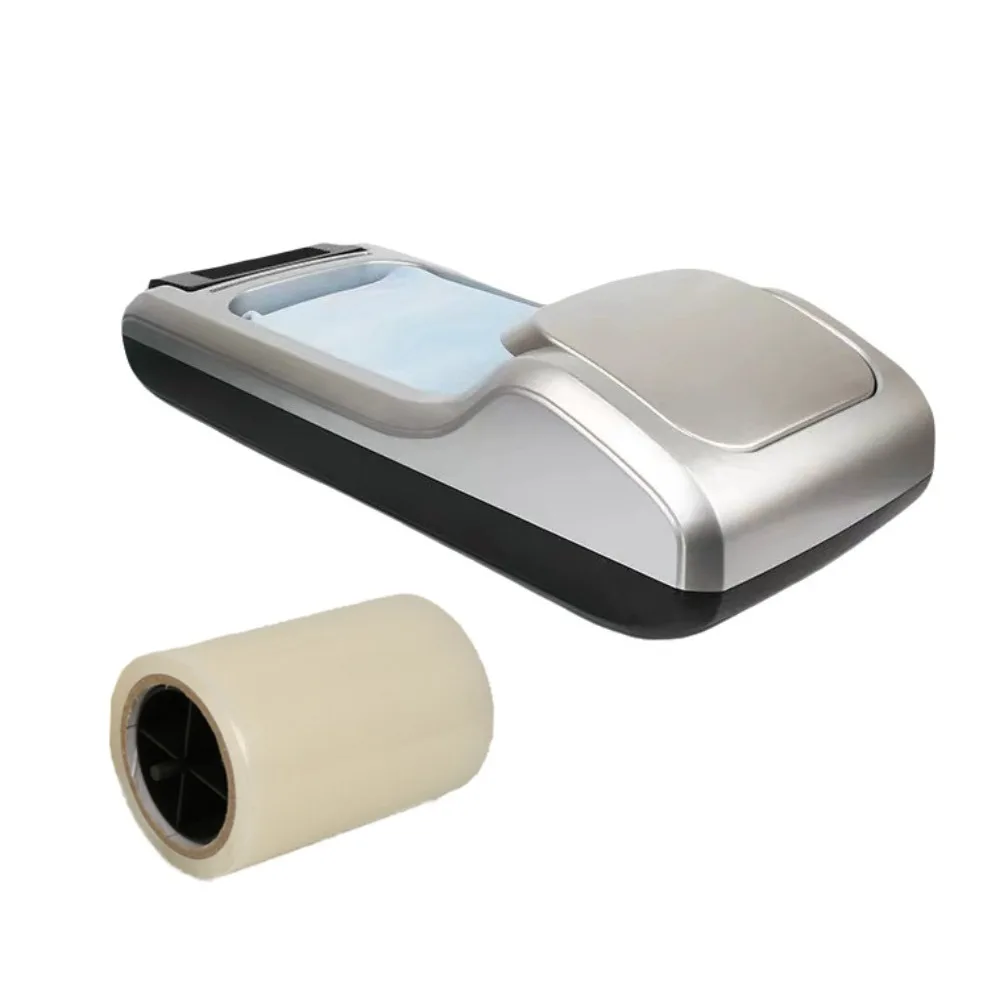 

Hands-Free Automatic Shoe Film Dispenser Dustproof Step on Design Intelligent Shoe Cover Box Fully Automatic Sanitary