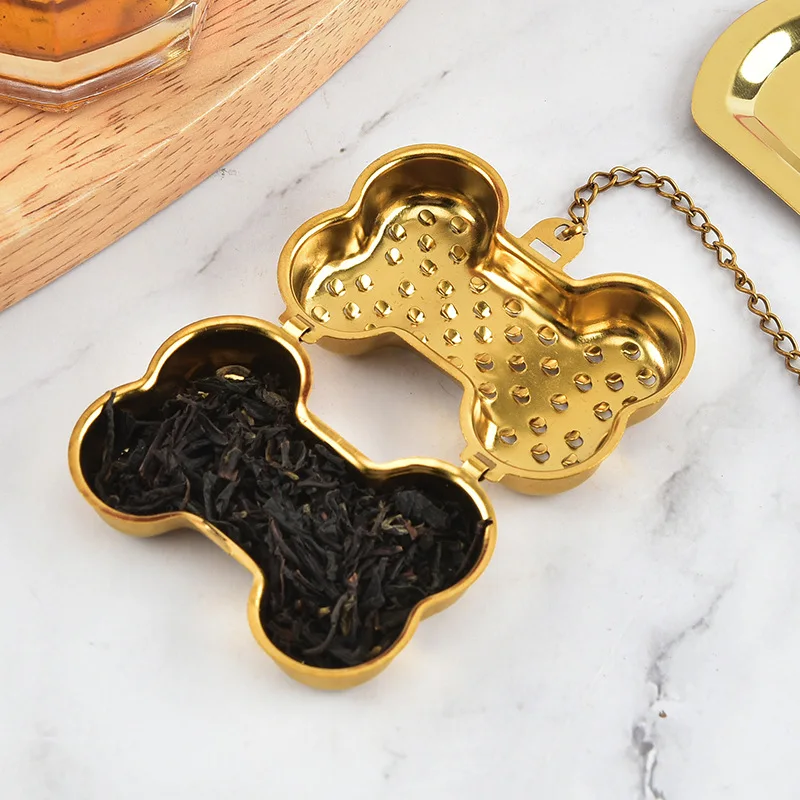 1PC Stainless Steel Tea Gold Infuser Sphere Mesh  Strainer Coffee Diffuser Handle  Ball Herb Spice Filter Tea Bag Difusor Filter