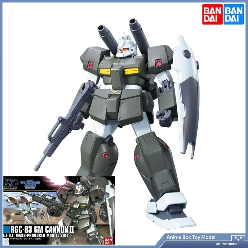 Gundam Bandai HGUC 1/144 125 RGC-83 GM CANNON 2 Action Assembly Model Mech Original Product