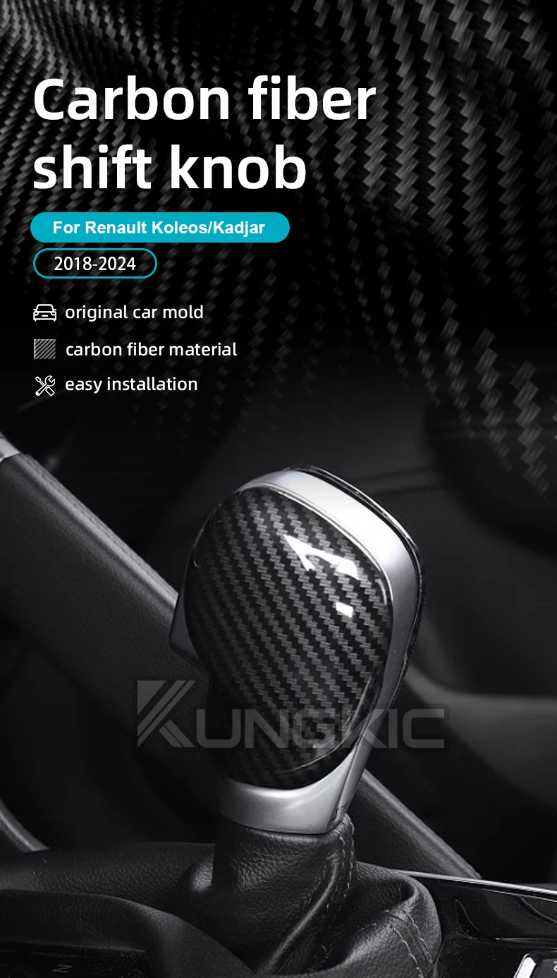 Für Renault Megane 2 3 4 Captur Clio Scenic Koleos Kadjar Talisma QM5 QM6 2018 2019 2020 2021 2022 2023 2024 Schaltknaufschutzabdeckung Zubehör – Detail 1